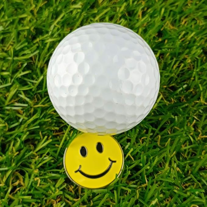 Golf Ball Markers with Hat Clips Value Sets for Men Women Golfer, Removable Attaches Easily to Golf Cap Premium Gifts