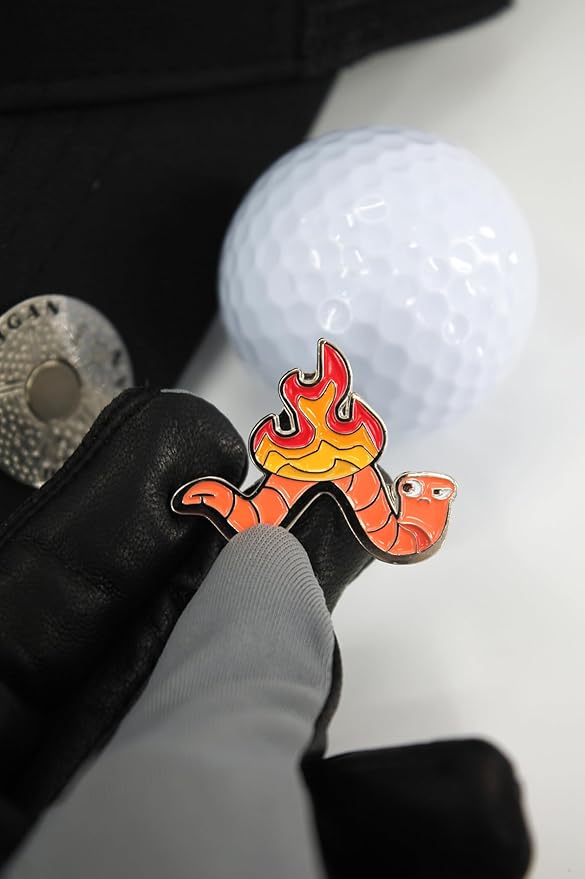 Funny Golf Ball Marker + Premium Magnetic Hat Clip | Unique Gift for Men & Women Golfers | Hilarious Golf Accessory for Any Golfer | NEW Designs!