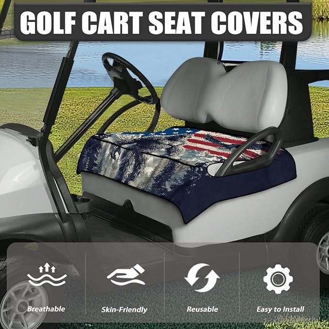 Golf Cart Seat Covers Universal Golf Cart Seat Cover Blanket Cushion Cover Sports Golf Cart Accessories