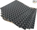Rockville ROCKMAT 50-20 80 mil Butyl Aluminum Foil Sound Deadening Mat, 50 Sq Ft Peel and Stick Automotive Soundproofing for Doors Floors Trunk, Cars Vans RVs, Full Sedan Builds