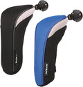 Golf Builder 2pcs/Set Golf Club Hybrid Head Covers Utility UT Cover with Interchangeable Number Tag