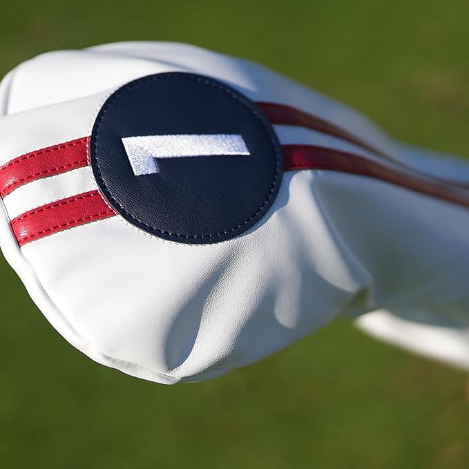 Single Headcover, Easy Slip-On Easy-Off Golf Club Head Cover, Fleece Lined Interior, Water Resistant and Durable Shell, Individual Retail Pack