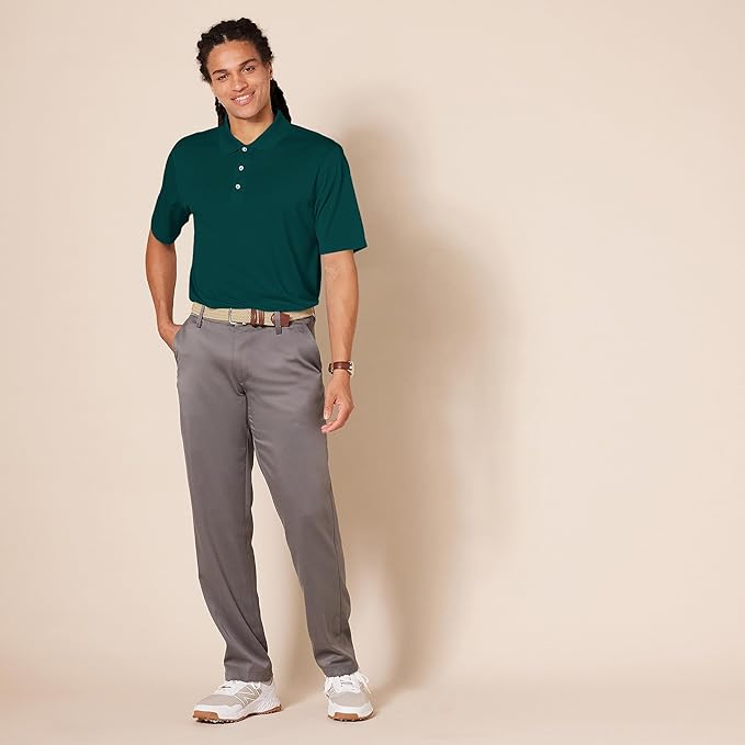 Amazon Essentials Mens Golf Polo Shirt, Moisture-Wicking Quick Dry, Short Sleeve
