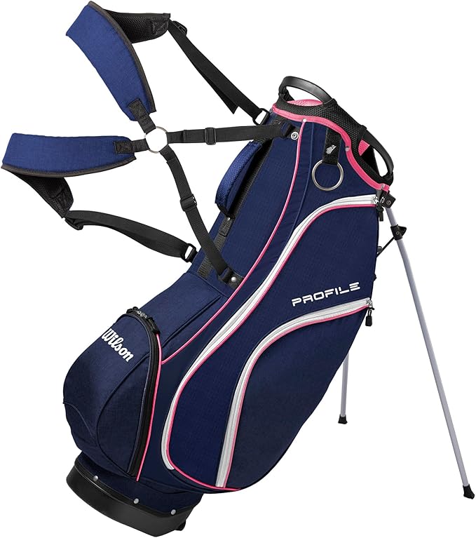 Wilson Women's Profile Complete Golf Set with Stand Bag - Right Hand, Ladies, Navy/Rose Gold/Silver