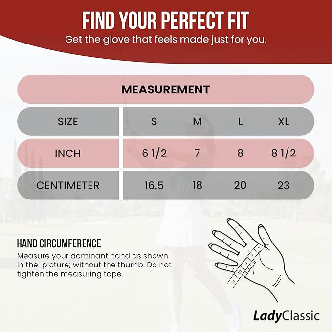 Mesh Half Golf Glove for Women – Premium Cabretta Leather Palm, Breathable Mesh Back, Half-Finger Design Ladies Golf Glove for Enhanced Grip & Comfort