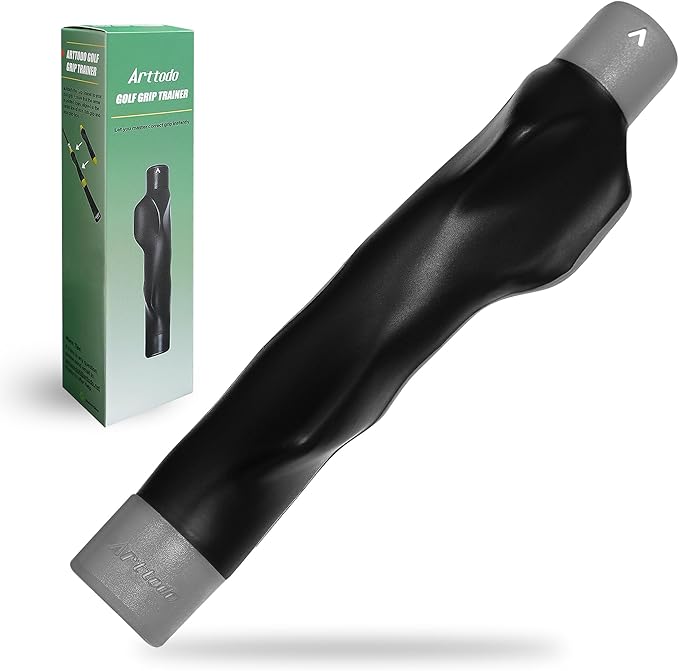 Golf Grip Trainer, Right or Left Handed Golf Training Aid for All Levels of Golfers - Fix Hand Position & Grasp, Master Correct Grip Posture, Golf Accessories