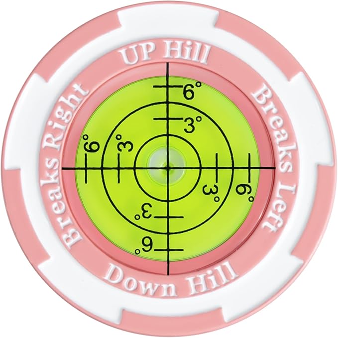 Golf Ball Marker with Bubble Level for Putting Green – Golf Accessories for Men, Putting Alignment Aid & Golf Ball Markers Gifts, Premium Training Tool | SmartLevel Upgrade
