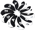 Sword &Shield sports 10pcs/Set Golf Iron Club Head Covers with Numbers Neoprene Top Window Iron Covers