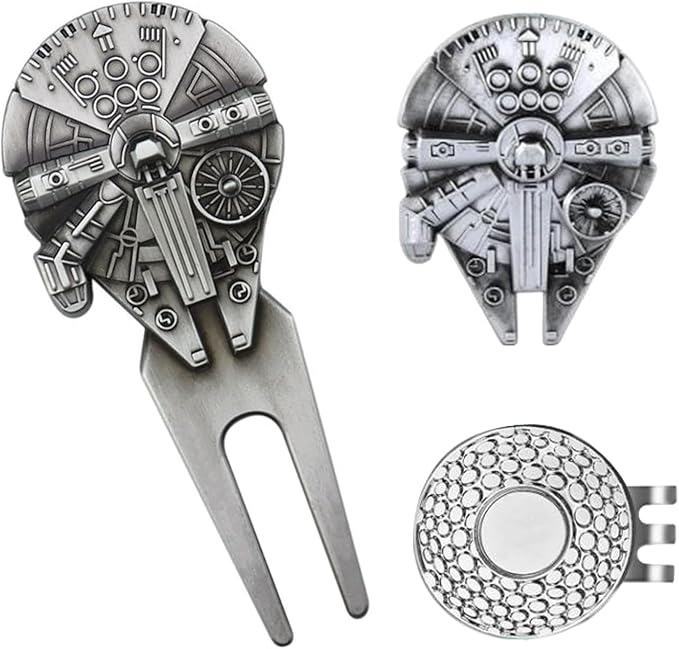 K9King Funny Golf Ball Marker with Magnetic Hat Clip – Unique Durable Enamel Ball Marker – Enhanced Golfing Fun Waterproof Scratch Free Golf Accessories and Gifts for Golfers