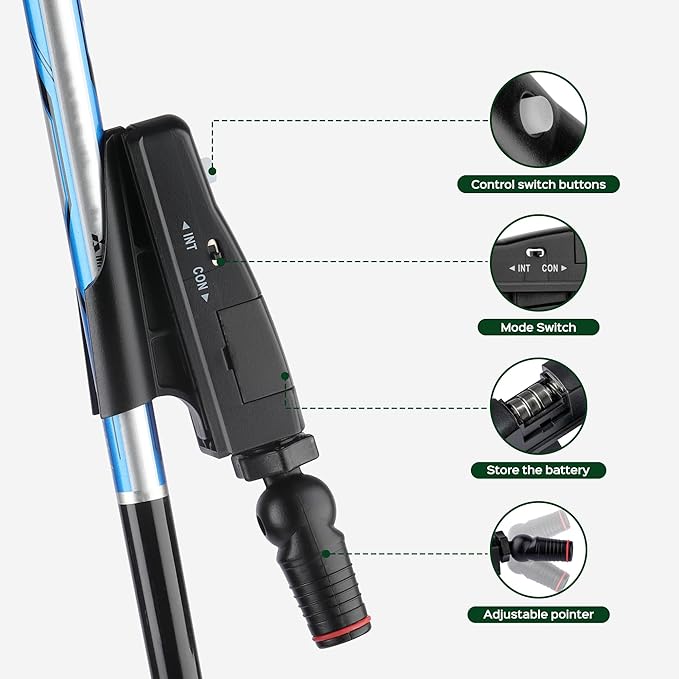 Indoor Golf Laser Putting Training Aid with Two Modes, Putting Training Aid for Alignment Tool, Precision Red Line Laser Putting Trainer, Cool Golf Gift for Golfers