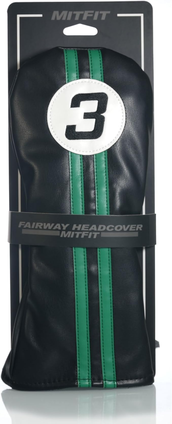 Single Headcover, Easy Slip-On Easy-Off Golf Club Head Cover, Fleece Lined Interior, Water Resistant and Durable Shell, Individual Retail Pack