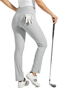 WILLIT Women's Golf Pants 3 Pockets Stretch Casual Pull on Pants Quick Dry Hiking Travel Pants