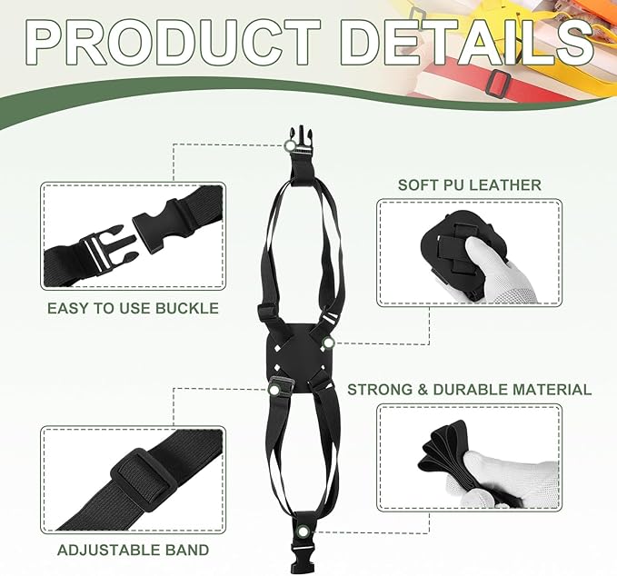 Adjustable Luggage Straps, Suitcase Elastic Strap Bag Bungee with Buckles Travel Accessories - Fitting for(Travel/Add A Bag/Securing Luggage), 27-66 Inch & 2Pcs & Black