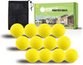 FINGER TEN Golf Practice Balls Foam Colored Value 12 24 50 Pack, Lightweight Golf Ball Limited Flight for Indoor Outdoor Driving Range Backyard Training Safe Practice Good Value