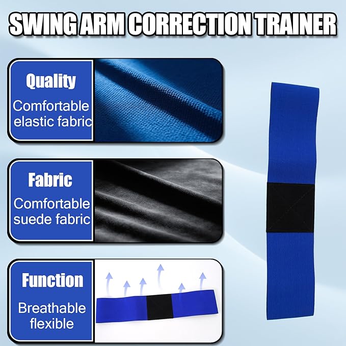 Golf Grip Trainer, Swing Correcting Arm Band, Golf Wrist Brace Swing Training Correct Aid, Suitable for Golf Beginners and Professional Players, Achieve Standard Posture and Swing Accuracy.（3 Pcs）