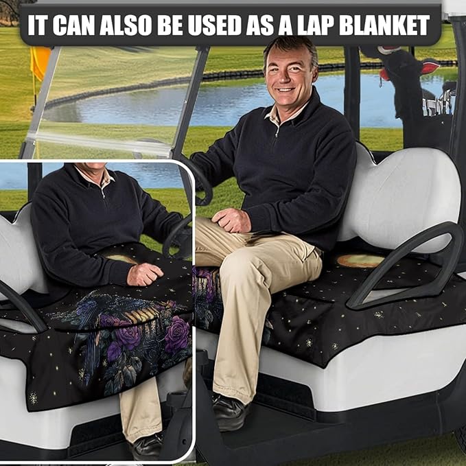 Golf Cart Seat Covers Universal Golf Cart Seat Cover Blanket Cushion Cover Sports Golf Cart Accessories