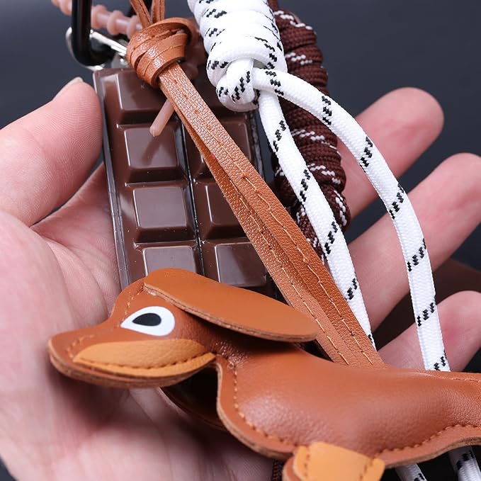 Tote Bag Purse Charms for Handbags - Cute Keychain, Y2K Rope Key Chain Accessories - Designer Jewelry Gift for Women
