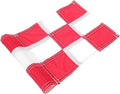 YARNOW Golfing Training Flag for Practice Court Checkered Red and White Golf Pin Flag Portable and Reusable Putting Flagstick for Skill Improvement