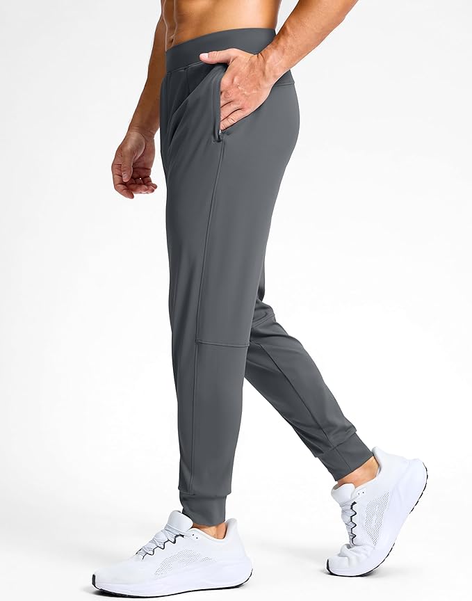 G Gradual Men's Golf Joggers Pants with Zipper Pockets Stretch Sweatpants Slim Fit Track Pants Joggers for Men Work Running