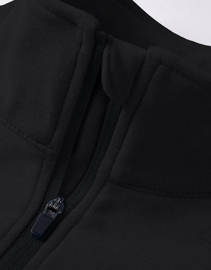 Willit Men's Fleece Pullover Winter Shirts Long Sleeve Quarter Zip Cold Weather Golf Hiking Casual Warm Shirts