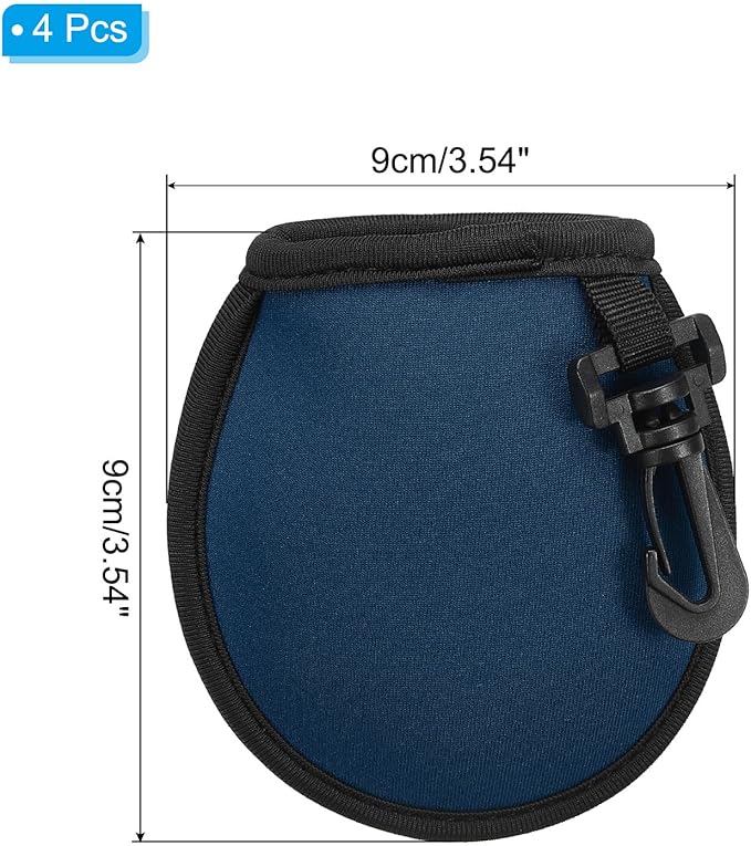 PATIKIL Golf Ball Washer Pouch, Portable Golf Balls Cleaner Pocket Bag with Hanging Clip for Men Golf