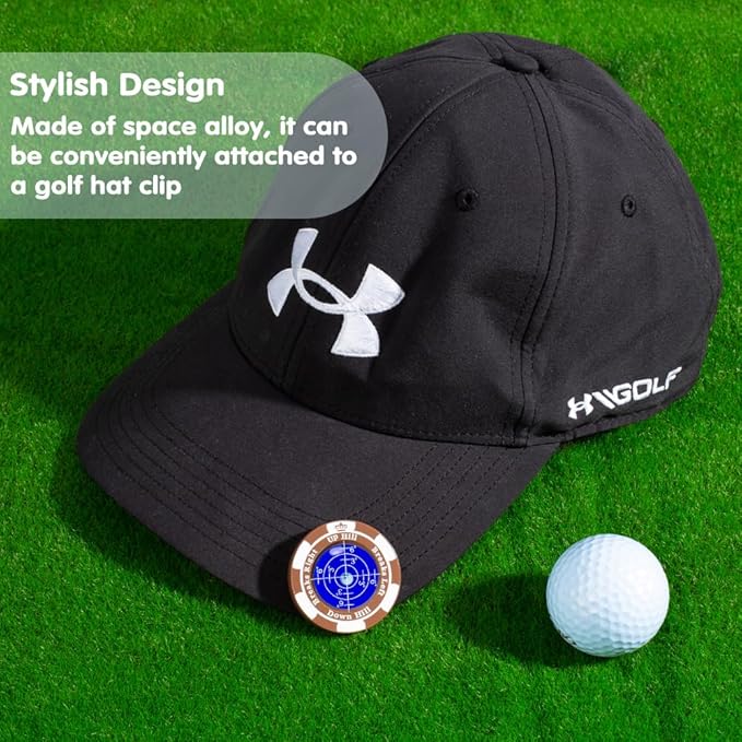 SlopeMaster ProGreen Reader - Golf Ball Marker with High Precision Green Reading Aid Golf Accessories for Men Women