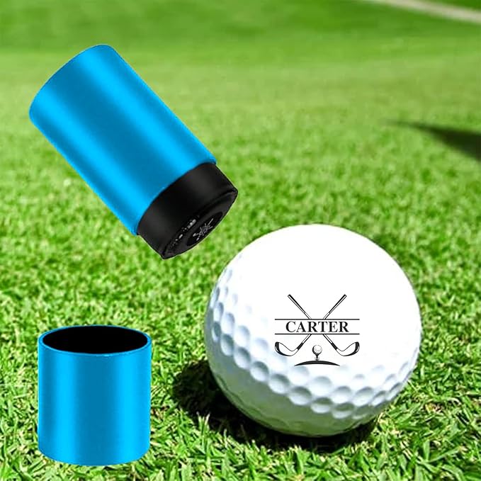 Custom Golf Ball Stamp Marker, Waterproof Golf Ball Marking Gift for Golfer Men & Husband Dad, Golf Ball Personalized Stamp with Monogram Logo Design, Golf Balls Stamp