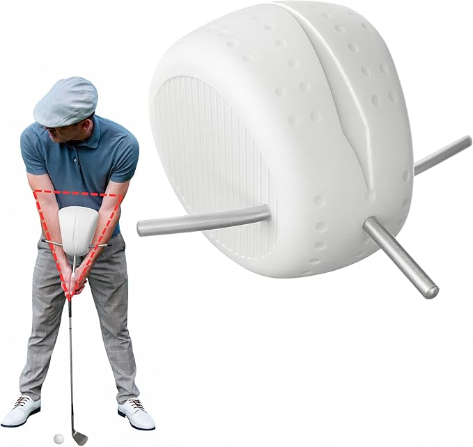 The Connector Golf Training Aid – Swing Trainer for Perfect Swing, Arm & Body Alignment, Non-Slip Pattern, Durable & Portable