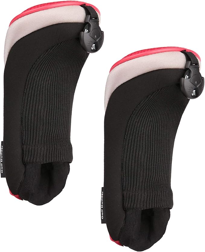 Golf Builder 2pcs/Set Golf Club Hybrid Head Covers Utility UT Cover with Interchangeable Number Tag