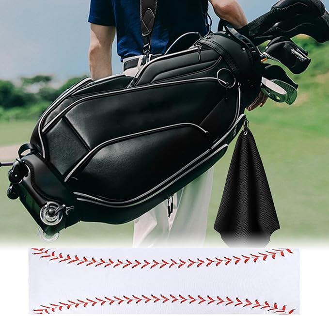 Baseball Towel, Sweat Workout Rag for Gym Sports Outdoors, Breathable Quick-Dry Towel Running Yoga Golf, Women and Men Athlete Accessory, Lightweight Fitness Cooling for Training Team Practices,