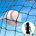 Baseball Softball Backstop Nets, Heavy Duty Sports Netting Barrier #18 Baseball Netting 10'x10'/10'x20'/15'x15'…