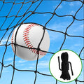 Baseball Softball Backstop Nets, Heavy Duty Sports Netting Barrier #18 Baseball Netting 10'x10'/10'x20'/15'x15'…