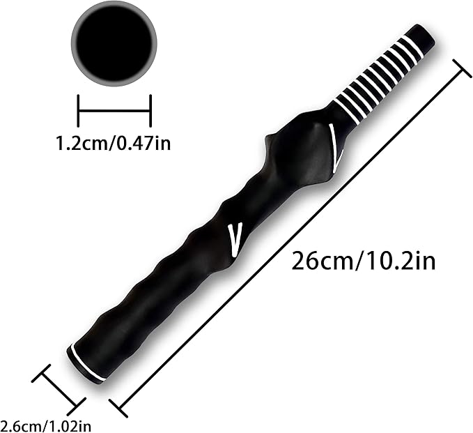 2Pcs Golf Swing Training Grip, Right-Handed Golf Club Grip Trainer, Help Kids and Woman Beginner Learn Correct Grip Posture