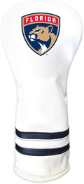 Team Golf NHL White Vintage Fairway Golf Club Headcover, Form Fitting Design, Retro Design & Superb Quality