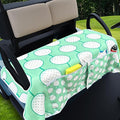 AQQA Golf Cart Seat Covers, Tropical Palm Leaf-Boho-Marble Microfiber Golf Cart Seat Blanket, Golf Blanket, Golf Accessories, Golf Cart Seat Towel Fits All 2-Seat Golf Carts, 55"x 32"