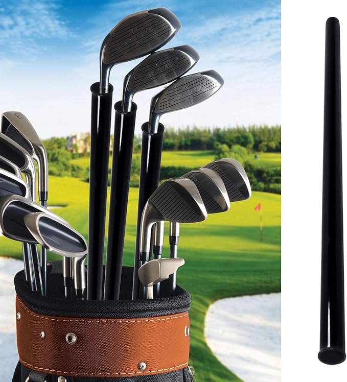 86cm Golf Club Protection Tubes for Bags, Golf Bag Divider Tubes 1.5 inch, PVC Tube Separators Inserts Holder Cart Accessories for Men Women Golfer