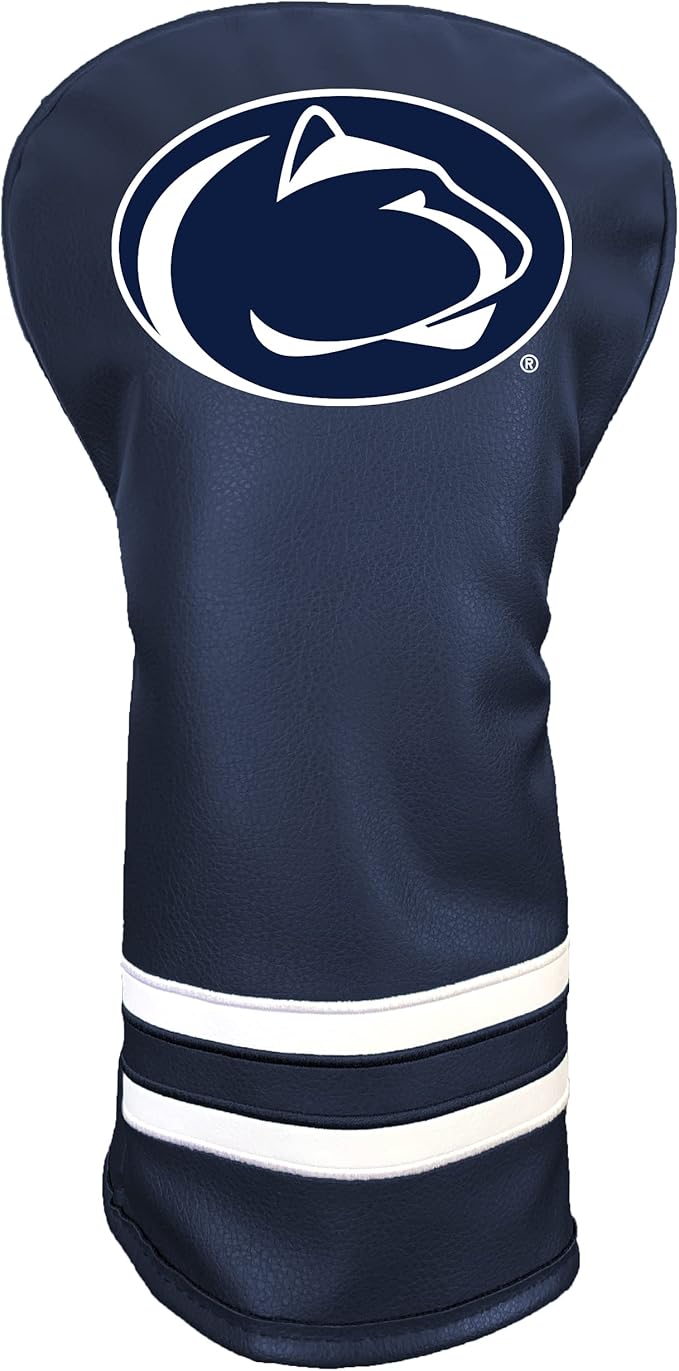 Team Golf NCAA Vintage Driver Golf Club Headcover (Printed), Form Fitting Design, Retro Design with Fleece Lining for Extra Club Protection