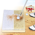 15.7" x 11.8" Golf Bunker Mat - Portable & Sturdy High-Performance Golf Practice Mat for Bunker Shots, Indoor & Outdoor Sand Chipping Mat- Perfect for Beginners, Pros, and Simulator Training