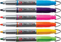 Tiny-Titan 6 Assorted Colors, Mini Markers, Golf Ball Marker, Clip On Nurse's Badge, Keychain Clip - Caribbean Series - Fine Point - Orange, Purple, Pink, Turquoise, Lime Green, Yellow - 6 Pen Pack