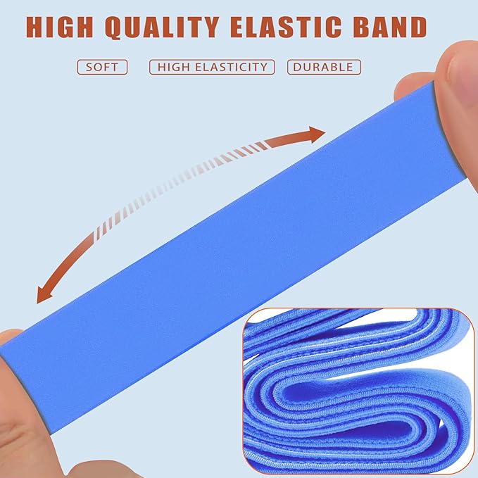 ZINZ Luggage Strap, High Elastic Suitcase Belt Adjustable Bag Bungees for Easier Travel，Blue