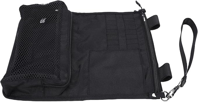 SUNGOOYUE Golf Ball Bag Pouch, Polyester Golf Accessory Organizer with Phone Pocket and Tee Holder, for Balls and Outdoor Sports