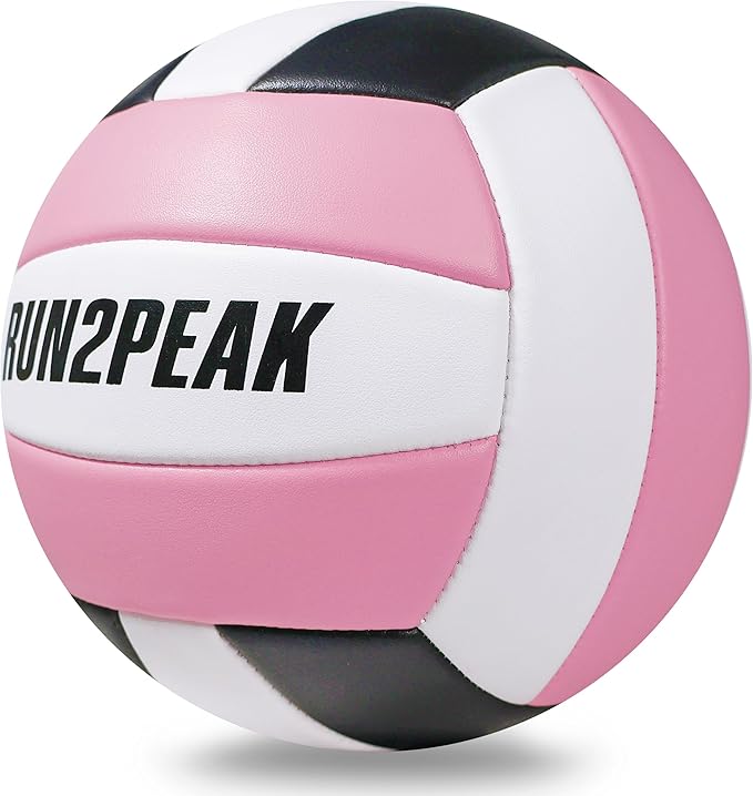 Soft Touch Volleyball Ball Gifts for Teen Girls Kids Youth Team Beginners Durable Volleyballs for Outdoor Indoor Beach Pool Water Play Official Size 5 Training Practice Volley Ball