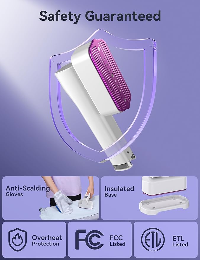 Sundu Travel Steamer for Clothes,25g/min Steam Portable Handheld Garment Steamer,20mins Runtime & 100ml Large Tank,15s Fast Heat-up,Ceramic Panel,Wrinkle Remover for Travel, Home, Office