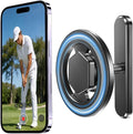 Falafa Magnetic Golf Cart Phone Holder, Ultra Strong Magnetic Phone Mount, Alloy MagSafe Phone Mount 360° Rotation Fits Gym, Club Car, Golf Cart Accessories Gift for Golfers Men Women