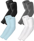 BHYTAKI UV Sun Protection Arm Sleeves, UPF 50 Sports Cooling Arm Compression Sleeves for Men Women Teenager