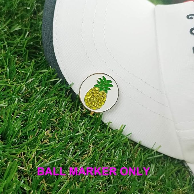 Golf Ball Markers Assorted Patterns Value Pack of 12 Golf Gifts, Golf Cap Clips and Divot Repair Tools Partner Accessories Sets for Men Women Golfer