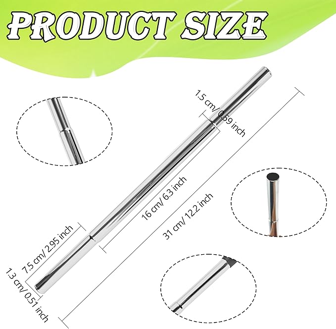 8 Pcs Golf Club Extensions Iron Putter Golf Shaft Extension for Iron Wooden Club Putters Parts