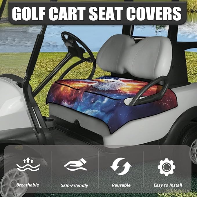 Golf Cart Seat Covers Universal Golf Cart Seat Cover Blanket Cushion Cover Sports Golf Cart Accessories