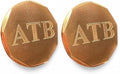 Personalized Golf Ball Marker Set of 2 - Solid Brass & Copper Golf Accessories for Men - Golf Gifts for Men & Golf Ball Marker - Unique Golf Gifts