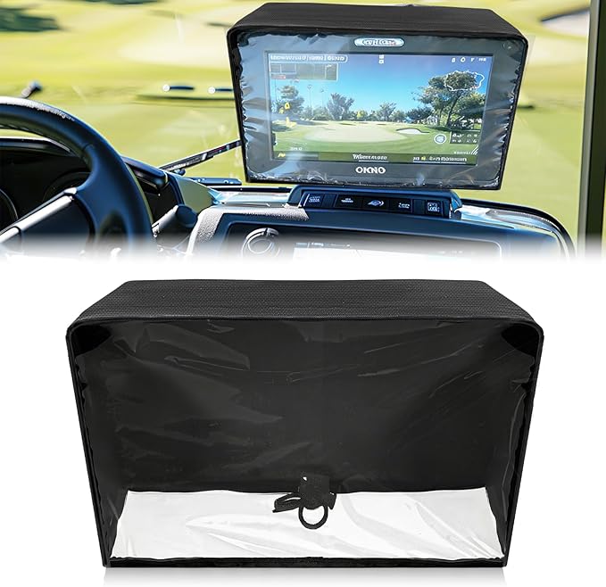 Golf Cart Screen Cover, Waterproof and Dustproof with a Secure Drawstring, Made of Oxford Fabric